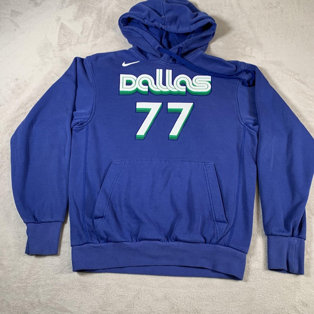 Dallas Mavericks Hoodie Mens XS NBA‎ Basketball Luka Doncic 77 Nike Pullover